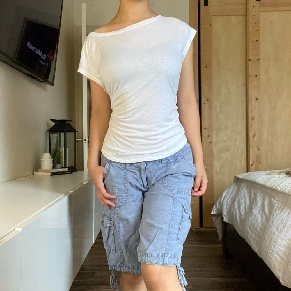 Vintage y2k American Eagle Long Cargo Shorts
